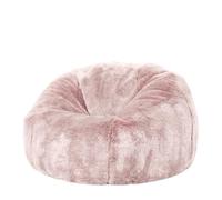 Icon Kingston Pouf Enfant, Pouf Poire avec Remplissage, Rose