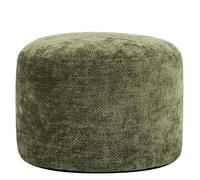 Icon Milano Chenille Pouf Tabouret avec Remplissage, Vert
