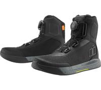 Icon Overlord Vented Bottes de moto, noir, taille 44 45 pour homme