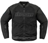 Icon Overlord3 Mesh, veste en textile XL Noir/Gris Noir/Gris