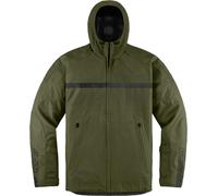 Icon PDX 3 Veste textile de moto, noir-gris-bleu, taille M pour homme