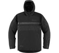 Icon PDX 3 Veste textile de moto pour dames, noir, taille M pour femmes