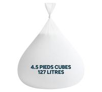 Icon Remplissage Pouf, 4.5 Pieds Cubes, 127 litres, Blanc, Billes Polystyrène pour Remplissage Pouf, Perles en EPS Rembourrage, Fabriqué en Europe