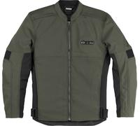 Icon Slabtown Blouson textile de moto, Vert/Noir, Taille 3XL