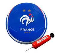 Icon Sports Ballon de Football Officiel Fédération Française de Football - FFF189BL Bleu Taille 5