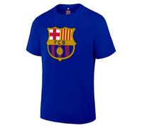 Icon Sports Fcb90ct-b-m Barcelona T-Shirt à Manches Courtes pour Homme, Bleu Marine, XL