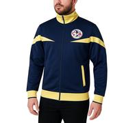 Icon Sports International Soccer Veste de survêtement à fermeture éclair intégrale pour homme moyen Couleur de l'équipe.
