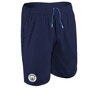 Icon Sports Manchester City F.C. Short de Football pour Adulte, Bleu Marine, M Homme