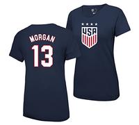 Icon Sports Offical Licensed US Soccer Federation USWNT Player 4 Star T-Shirt | Alex Morgan, Small