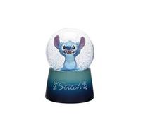 Widdop Boule à neige Disney Icon Lilo et Stitch avec boîte cadeau Rouge, Rose, Violet 12 x 12 cm