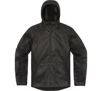 Icon Synthhawk Veste textile de moto, noir, taille M pour homme
