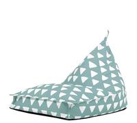 Icon Triangle Pouf Enfant, Fauteuil Pouf Poire avec Remplissage, Chaise Enfant, Fauteuil Chambre, Meuble Chambre, Meuble Salon, Vert Sauge