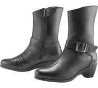 Icon Tuscadero Bottes de moto pour dames, noir, taille 37 38 pour femmes
