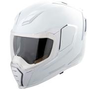 Icon Ultraflite Solid, casque intégral 3XL Blanc Blanc