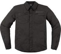 Icon Upstate Canvas, veste en textile L Noir Noir