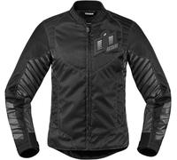 Icon Wireform Veste Textile Mesdames, noir, Taille 3XL