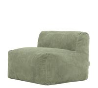 Icon Zen Chaise, Canapé Modulable, Velours Côtelé, Pouf Geant XXL avec Mousse Remplissage, Canapé 3 Place, Sofa, Salon, Meuble Salon, Vert