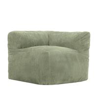Icon Zen Fauteuil, Canapé Modulable, Velours Côtelé, Pouf Geant XXL avec Mousse Remplissage, Canapé 3 Place, Sofa, Salon, Meuble Salon, Vert