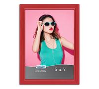 Icona Bay - Cadre photo Rouge 12x18 cm - Cadre photo en bois massif de style scandinave - Collection Pizzazz