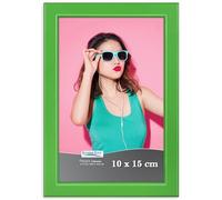 Icona Bay - Cadre photo Vert 10x15 cm - Cadre photo en bois massif coloré style scandinave pour photo - Collection Pizzazz