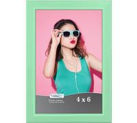 Icona Bay - Cadre photo Vert pastel 10x15 cm - Cadre photo en bois massif coloré style scandinave pour photo - Collection Pizzazz