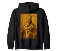 Icône catholique chrétienne de Saint Cyrille d'Alexandrie Sweat à Capuche