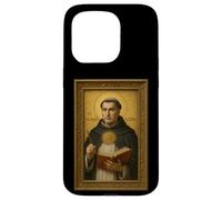 Icône catholique chrétienne de Saint Thomas d'Aquin Coque pour iPhone 15 Pro