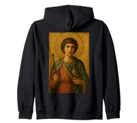 Icône catholique chrétienne de Saint Tryphon Sweat à Capuche