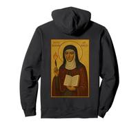 Icône catholique chrétienne de Sainte Hildegarde de Bingen Sweat à Capuche