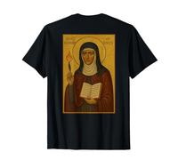 Icône catholique chrétienne de Sainte Hildegarde de Bingen T-Shirt