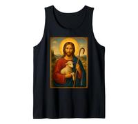 Icône catholique de Jésus Le Bon Pasteur Débardeur