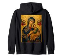 Icône catholique de Notre-Dame du Perpétuel Secours Sweat à Capuche
