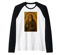 Icône catholique de Saint Antoine abbé Manche Raglan