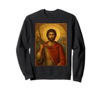 Icône catholique de Saint Christophe du Lycée Sweatshirt