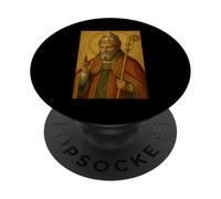 Icône catholique de Saint Grégoire Le Grand PopSockets PopGrip Adhésif