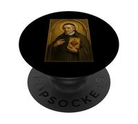 Icône catholique de Saint Jean Eudes PopSockets PopGrip Adhésif