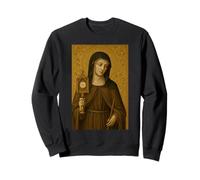 Icône catholique de Sainte Claire d'Assise Sweatshirt