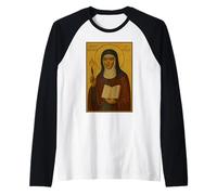 Icône catholique de Sainte Hildegarde de Bingen Manche Raglan