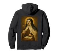 Icône catholique de Sainte Thérèse d'Avila Sweat à Capuche