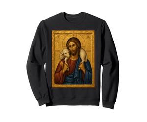 Icône catholique du Christ « Le Bon Pasteur » Sweatshirt