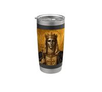 Icône catholique du roi Baudouin IV de Jérusalem Gobelet isotherme en acier inoxydable double paroi