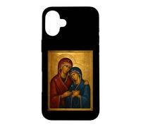 Icône catholique orthodoxe Sainte Anne et Marie la Mère Coque pour iPhone 16 Plus