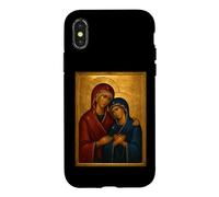 Icône catholique orthodoxe Sainte Anne et Marie la Mère Coque pour iPhone X/XS