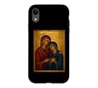 Icône catholique orthodoxe Sainte Anne et Marie la Mère Coque pour iPhone XR