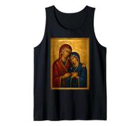 Icône catholique orthodoxe Sainte Anne et Marie la Mère Débardeur
