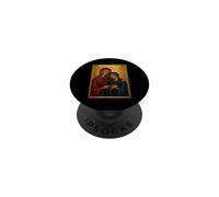 Icône catholique orthodoxe Sainte Anne et Marie la Mère PopSockets PopGrip Adhésif