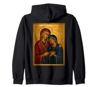 Icône catholique orthodoxe Sainte Anne et Marie la Mère Sweat à Capuche