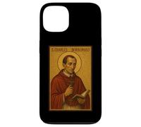 Icône catholique Romaine de Saint Charles Borromeo Coque pour iPhone 13