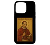 Icône catholique Romaine de Saint Charles Borromeo Coque pour iPhone 15 Pro Max