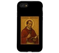 Icône catholique Romaine de Saint Charles Borromeo Coque pour iPhone SE (2020) / 7/8